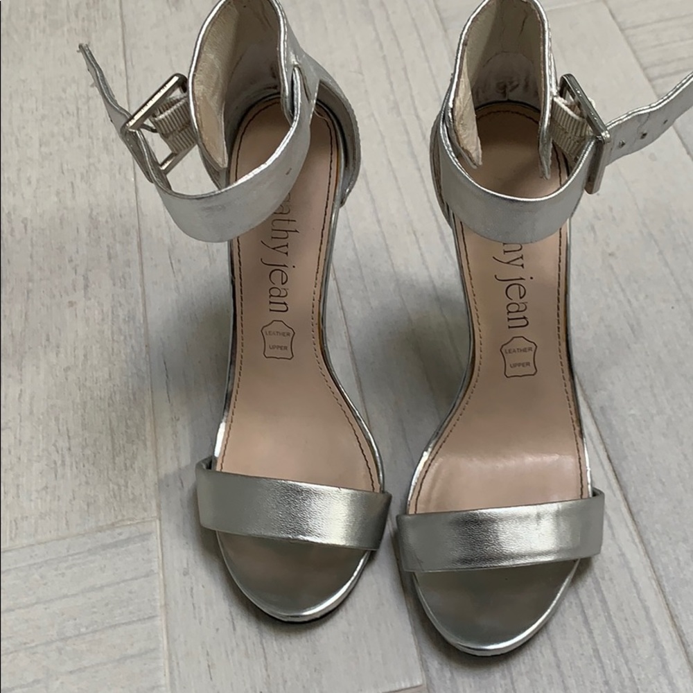 Cathy Jean Silver Heels